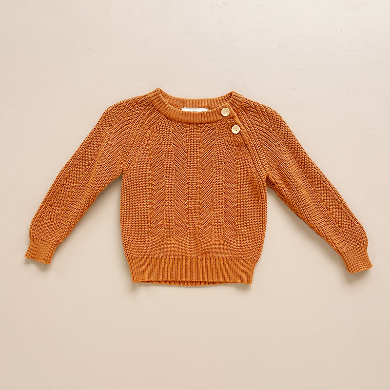 Rust Knit Sweater